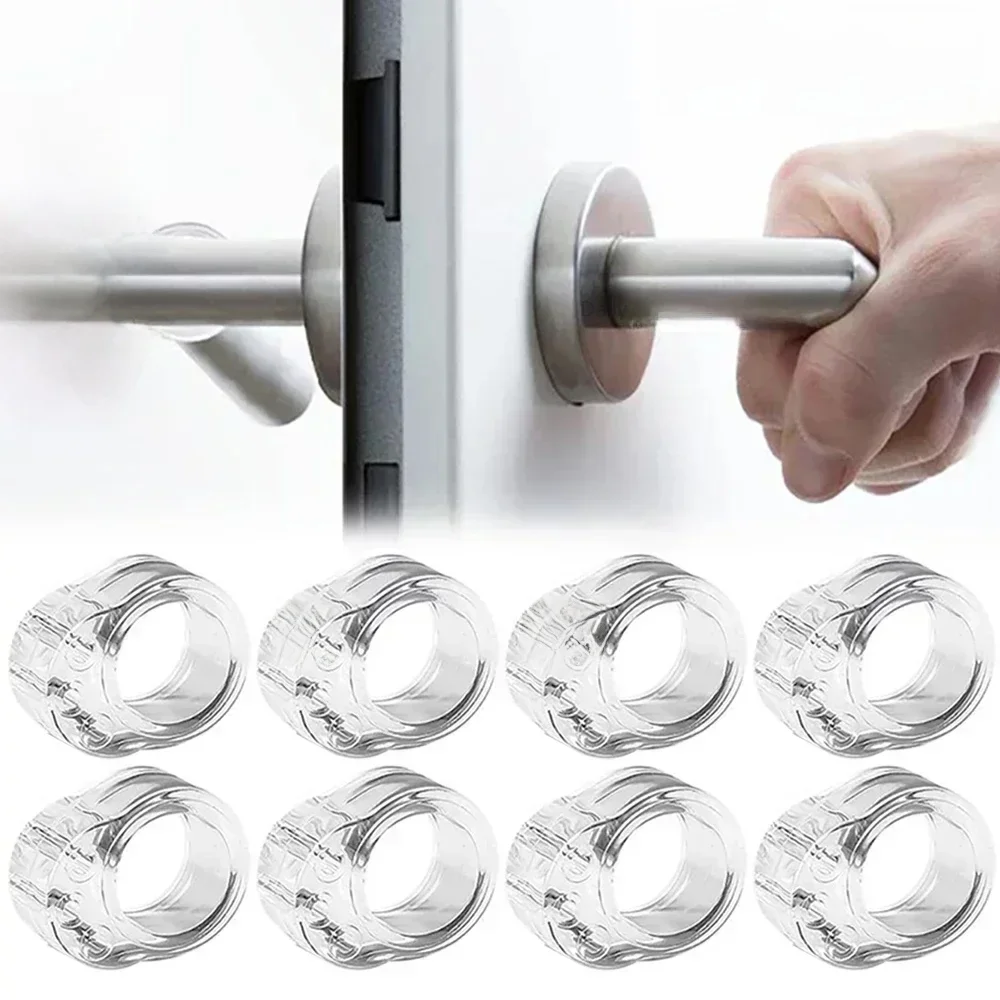 Stop Vloerdeur Stopt Buffer Geen Boor Deur Stop Huis Verbetering Meubels Muur Veiligheid Hardware Transparante Benodigdheden Siliconen - afbeelding 2