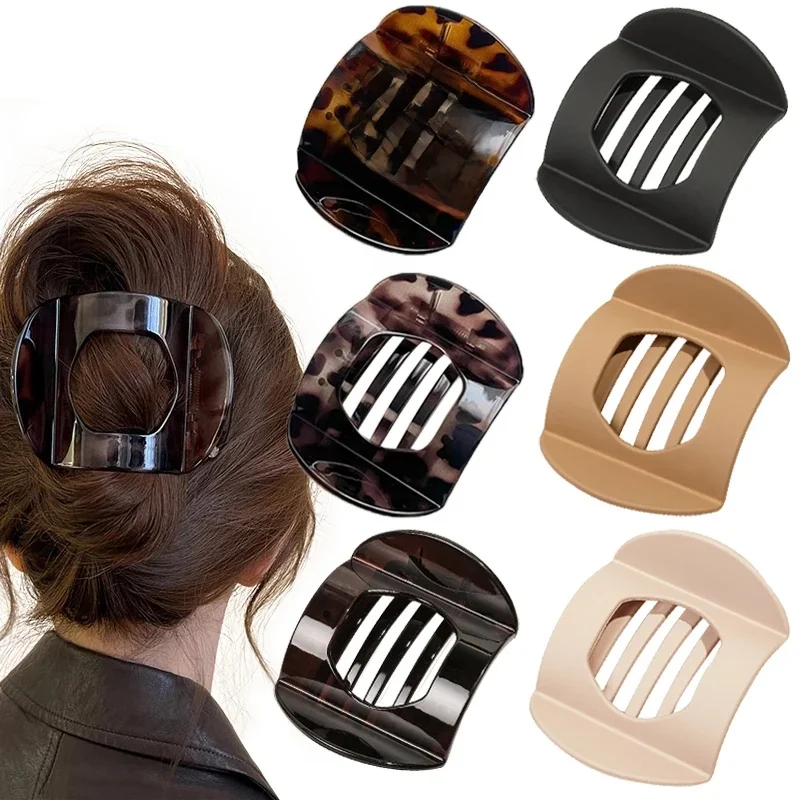 Pince à cheveux en acétate vintage pour femmes et filles, pince à cheveux papillon doux, barrettes en épingle à cheveux, accessoires pour cheveux carillons, nouveau