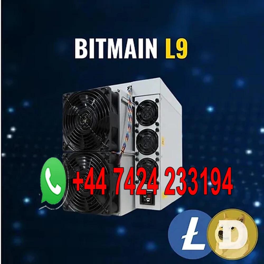 DC COMPRE 3 GANHE2 GRÁTIS BITMAIN Antminer L9 16G Litecoin Dogecoin Miner - ENVIO RÁPIDO