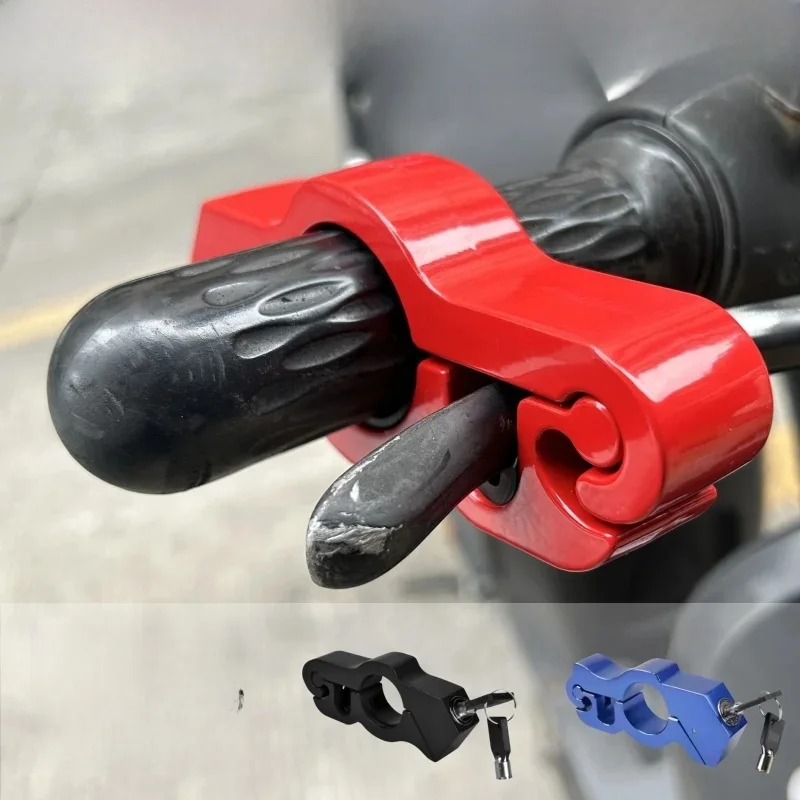 AliExpress NONE Motorcycle & Bicycle Handlebar Lock Heavy Duty Steel Anti-Theft Lock for ATV/Dirt Bike/Street Motorcycles/Commuter Bikes Univers