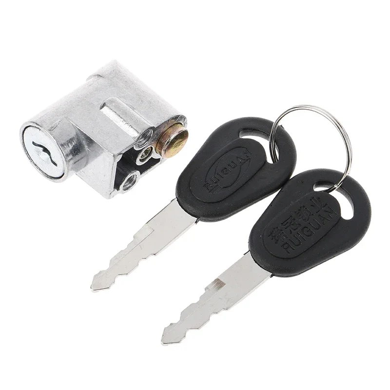 AliExpress 1Pc Ignition Lock Battery Safety Pack Box Lock + 2 key For Motorcycle Electric Bike Scooter E-bike