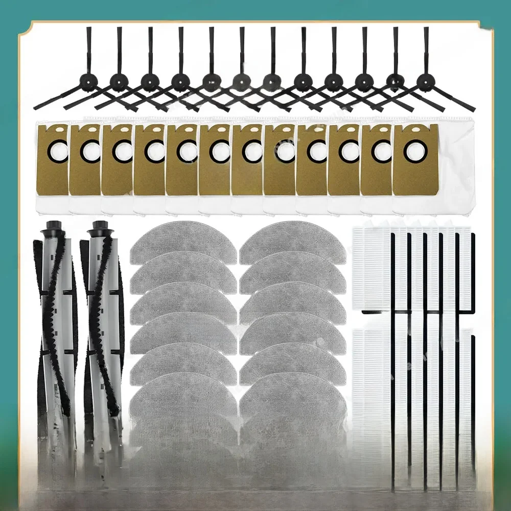 Compatible pour Viomi S9 brosse latérale principale vadrouille tissu filtre Hepa sac à poussière accessoires pièces de rechange