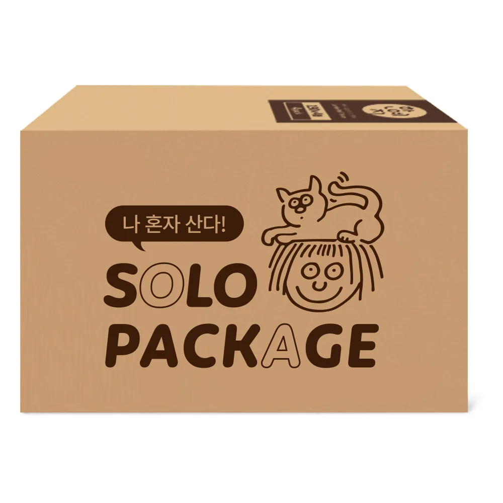 HANYEJI solo package (Toilet Paper, Tissue, kitchen towel, wet wipes, moisture tissue, pocket tissue) (Single-person furniture recommended) solo package one month live project