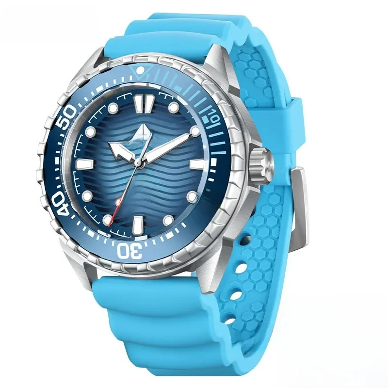 NORTH EDGE 2025 Nieuwe TRITON Duikhorloge op zonne-energie Heren Luxe Quartz Horloges voor Heren 316L RVS Kast Waterdicht 300M - afbeelding 2