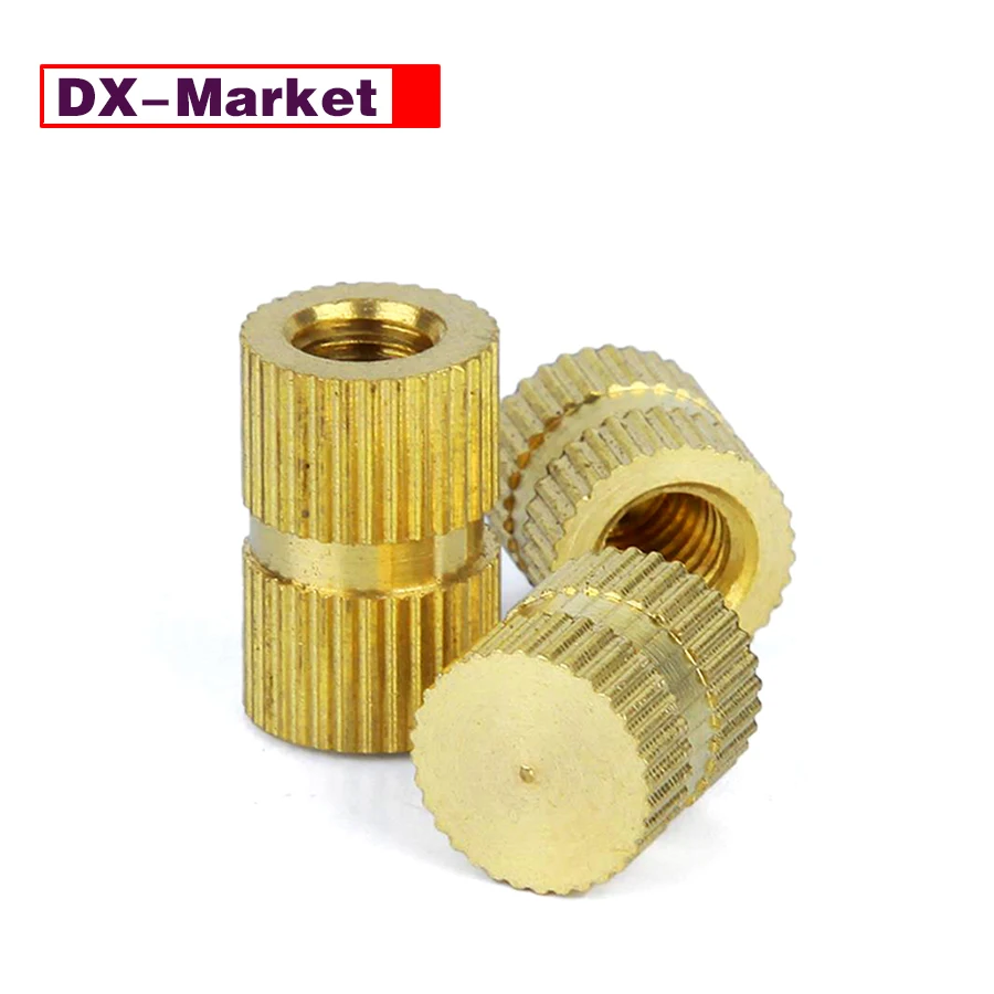 【B-Type】 M10 Brass Heat Staking Insert Nut To Plastic, Heat Set Threaded Inserts For 3D Prints,B019