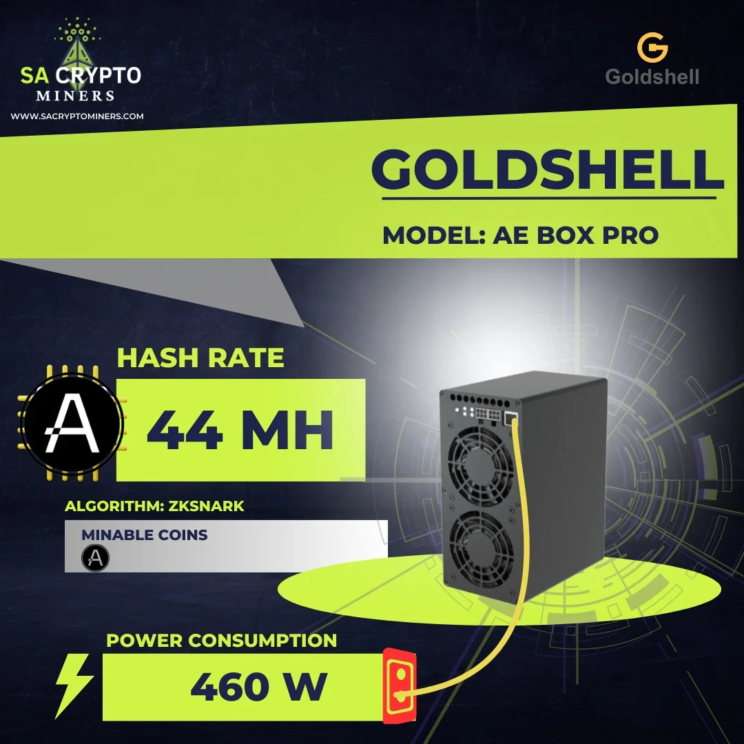 

Новый майнер Goldshell AE-BOX Pro ALEO 44Mh/s 460W