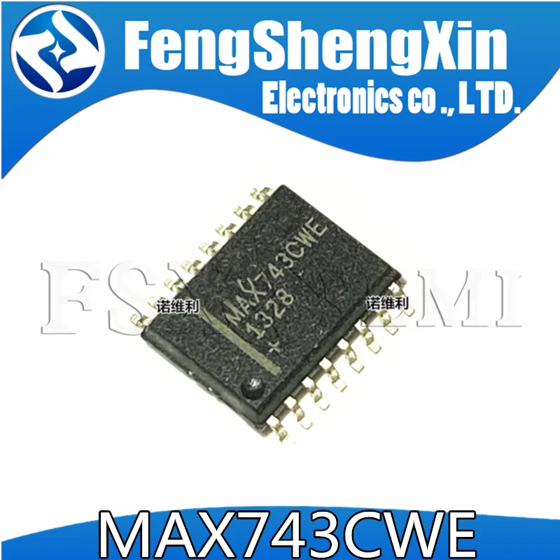 

5PCS MAX743CWE MAX743 SOP-16 MAX743EWE Switching power supply voltage regulator chip