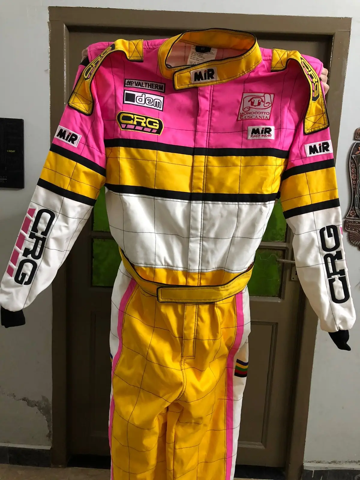 F1 World Championship Fans Clothes Double Layer Polyester Windproof Moto Rally GO Karting Suit CRG JumpSuit with free Gift