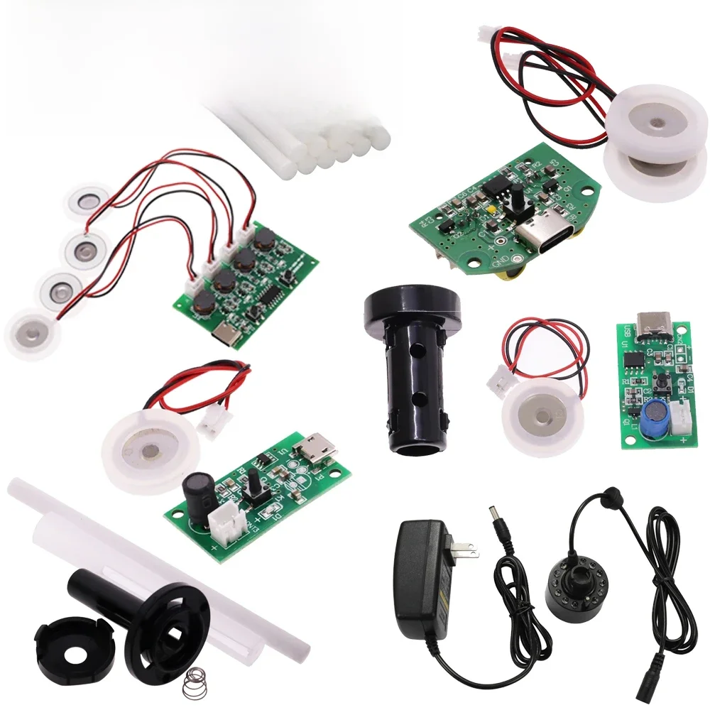 Mini nawilżacz USB zestawy DIY rozpylacz mgły i rozpylacz płytka drukowana sterownika wkład do aparatu Mini dyfuzor oscylacyjny — zdjęcie 2