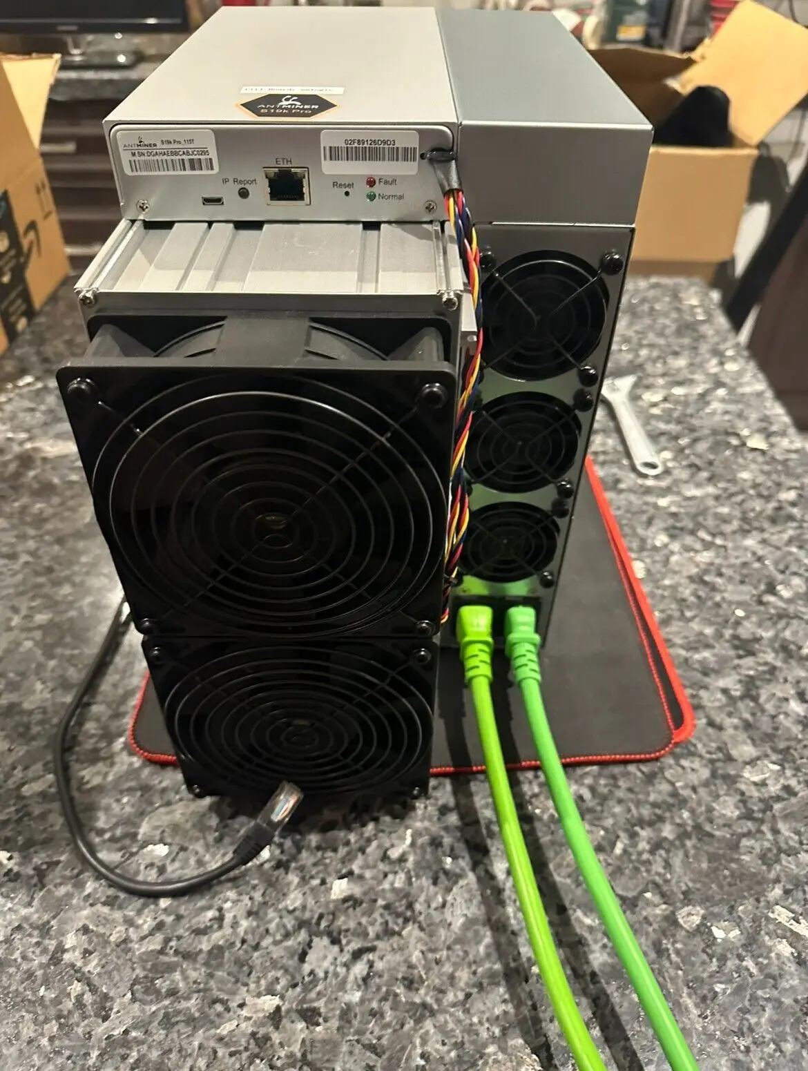 YK New Antminer S19Kpro 120th 2760w (крышка на заказ налог) BTC Bitcoin Miner Asic Miner, Antminer s19k pro Crypto Miner Mining Inclu YK New Antminer S19Kpro 120th 2760w (крышка на заказ налог) BTC Bitcoin Miner Asic Miner, Antminer s19k pro Crypto Miner Mining Inclu