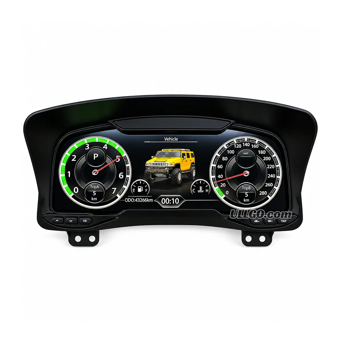Digital Cluster for Hummer H3 2006-2010 Full LCD Gauge Cluster