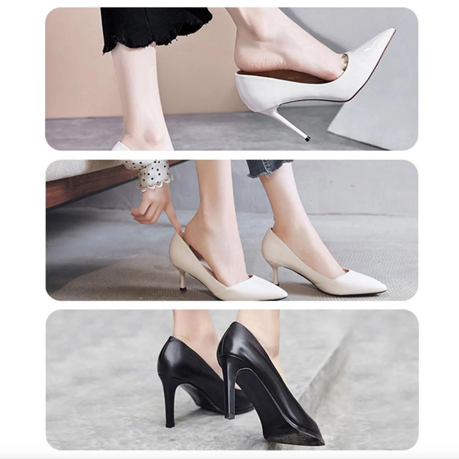 Shoe Strap Fixator Anti Loose with Buckle Leather Ankle Tie Holder Shoes Band Detachable Belts for Women Lady Shoe Accessories