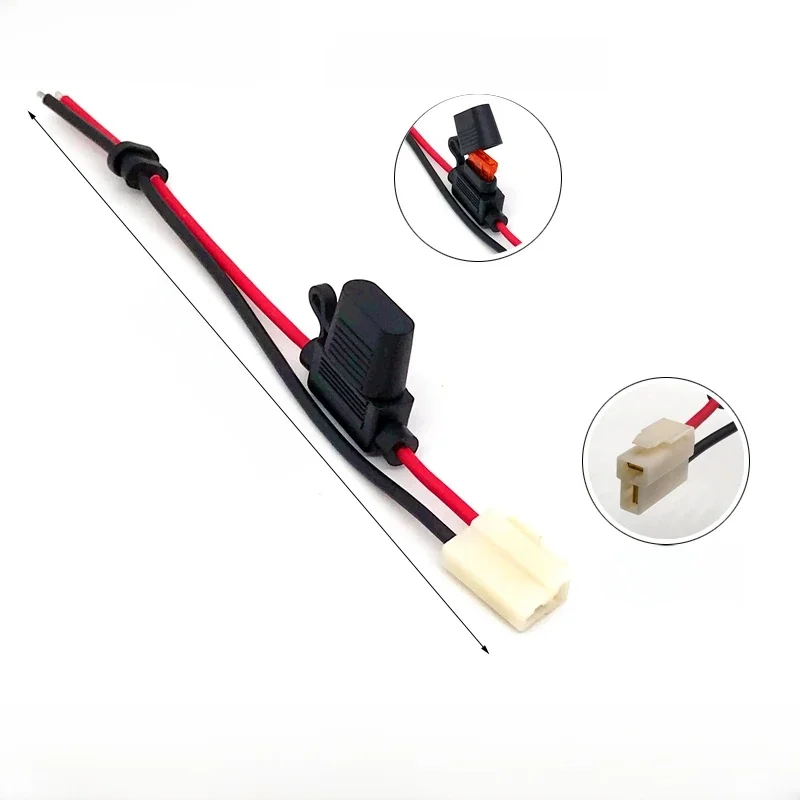 AliExpress Turmera 6.3 2P Plug Wire with 30A 40A Fuse 200mm Length for 48V 15Ah 20Ah Electric Bike Battery and 12V 24V 36V 60V 72V Car  Use