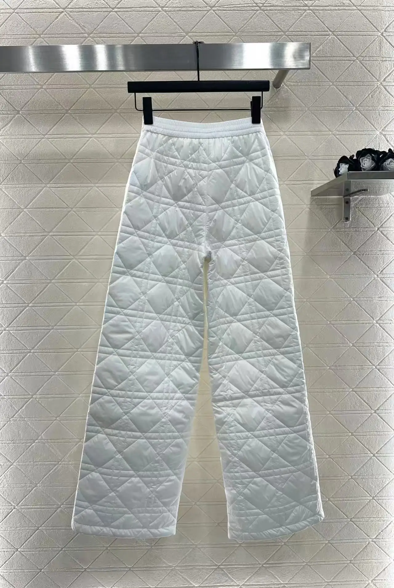 Women's 2025 new autumn windproof, waterproof, warm straight leg versatile pants
