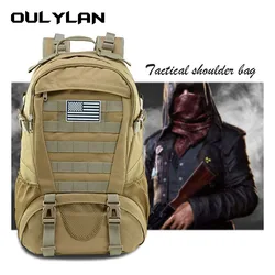 Tactical Backpack Men Camouflage Bag Sports Outdoor Camping Trekking Rucksacks Large Capacity 27L Waterproof Bags