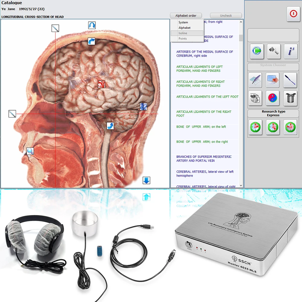 Portable Bioresonance Diagnosis Metatron Hunter 4025 Metapathia 8D 25D NlS Health Analyzer Therapy Machine Biofeedback Body