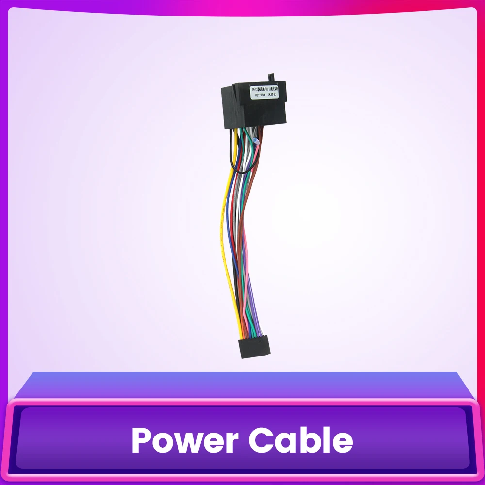 MEKEDE Car Radio Cable 16pin Power Wire Harness For Hyundai Elantra Accent Azera I10 I20 I30 IX55 Tucson KIA Carens Picanto