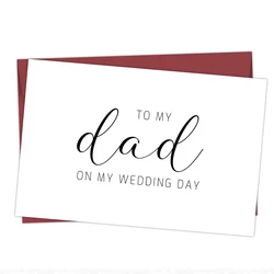 To My Dad On My Wedding Day