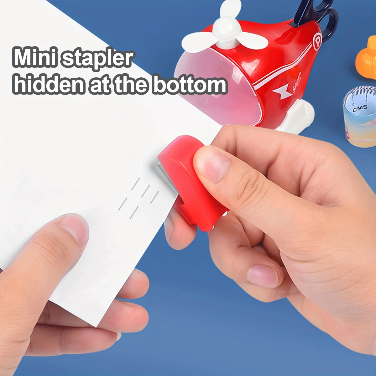 New Creative 6 IN 1 Aircraft Stationery Toy, Detachable Office Desk Decor, Starting School Onboarding Birthday Christmas Gift
