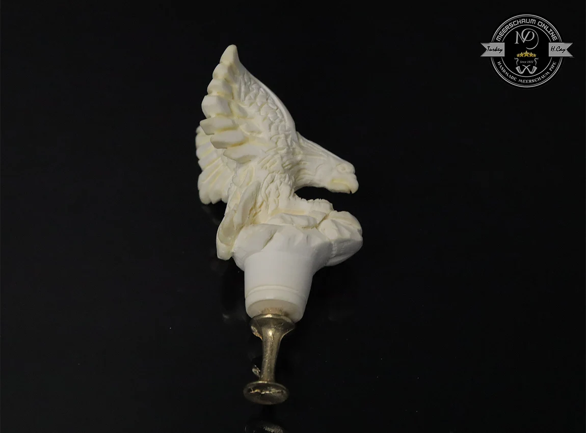 Handmade Block Meerschaum Eagle Tamper