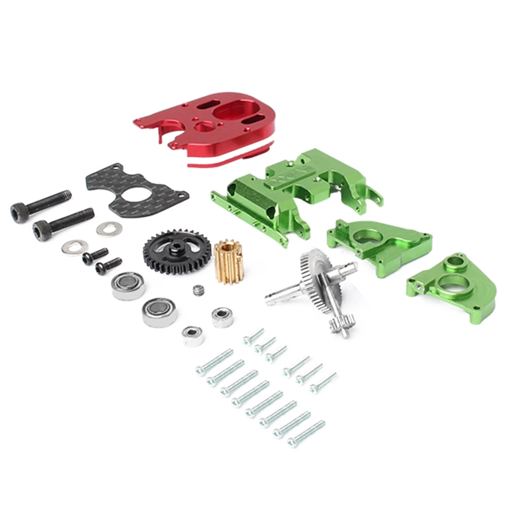 

NEXX Racing Axial SCX24 2204 Motor Mount Conversion Gearbox Set NX-281-BL NX-281-GR