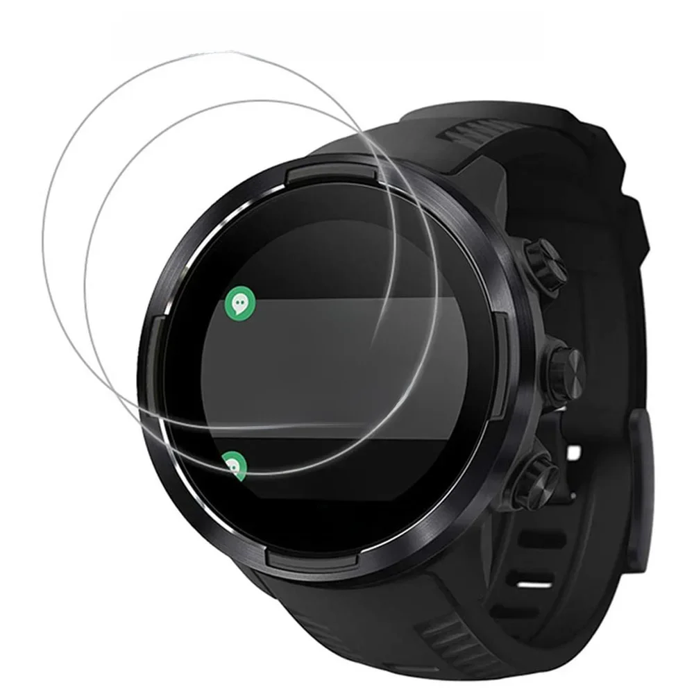 Film de protection d'écran pour montre connectée Suunto 9 /Suunto 7, 2 pièces, couvercle en verre trempé 9H LTE 2.5D, protection transparente anti-rayures