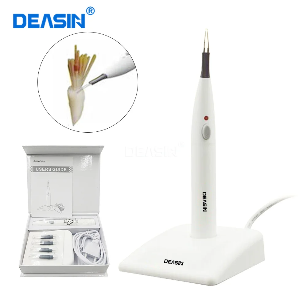 4 Tips Oral Dental Gutta Percha Tooth Gum Cutter Endo Gutta Cutter Gutta Percha Dissolved Breaker Cutter Teeth Whitening Tools