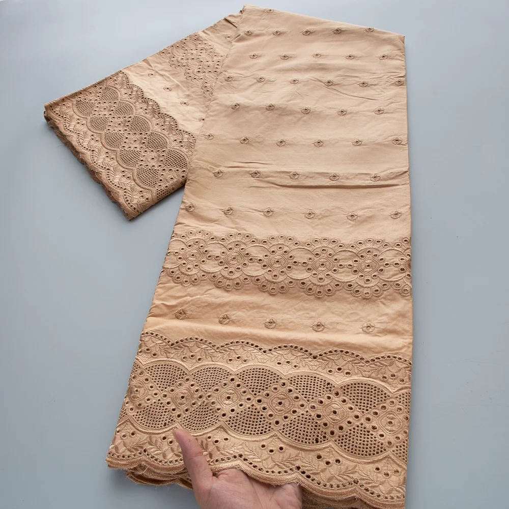 Tela de encaje de algodón africano, encaje suizo de voile, en oferta en Suiza, tela de encaje nigeriano para vestido de fiesta de noche para hombre, 5 yardas 4968