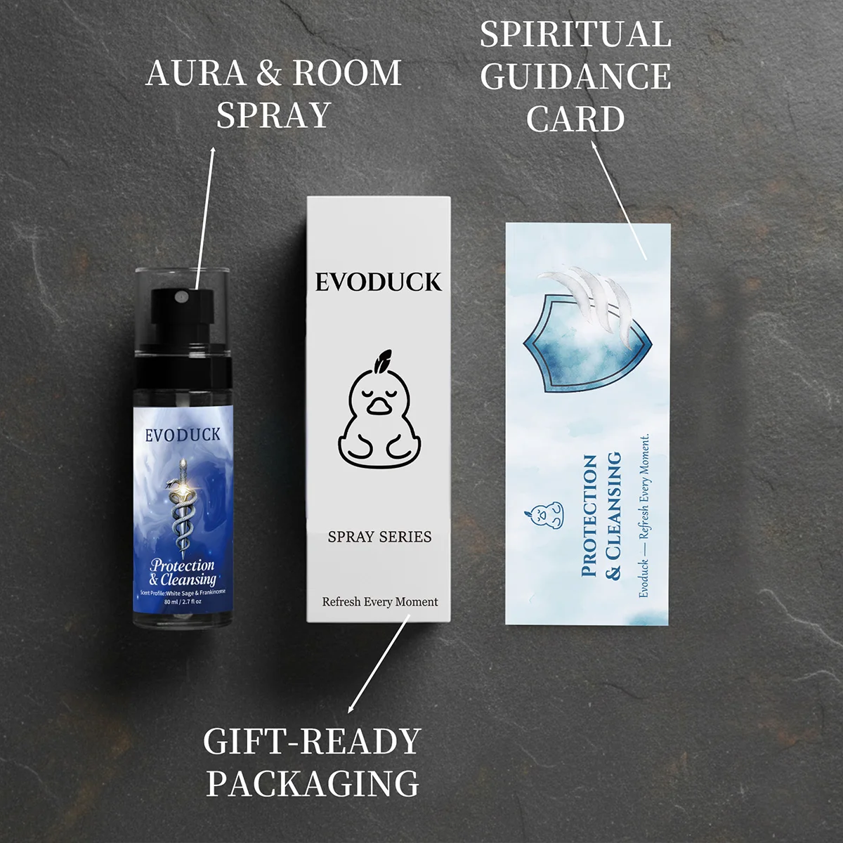 White Sage Frankincense Spray 80ml Spiritual Protection Energy Cleansing Smudge Free Reiki Crystal Charged Chakra High Vibe Gift