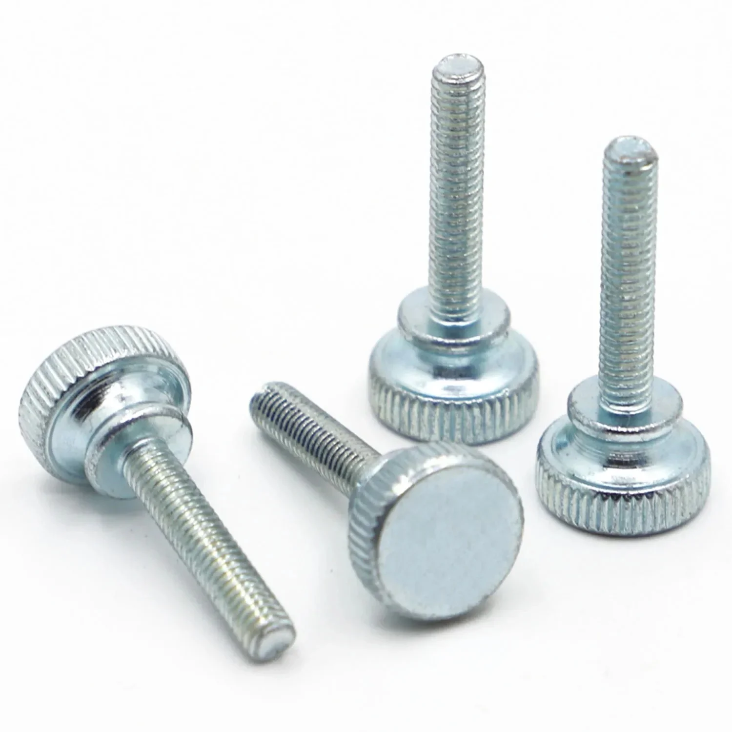 1-10szt M3 M4 M5 M6 M8 M10 Knurl High Step Head Hand Tighten Thumb Screw Curtain Wall Glass Lock Thumb Screw Bolts GB834 — zdjęcie 2