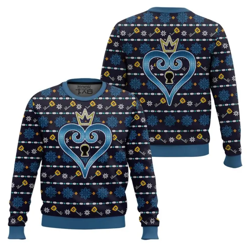 เสื้อคริสต์มาสลาย Kingdom Hearts สไตล์ตลกๆ สำหรับงานปาร์ตี้วันหยุด ให้ความอบอุ่น สบาย ใส่ได้ทั้งผู้ชายและผู้หญิง ของขวัญคริสต์มาส 2026