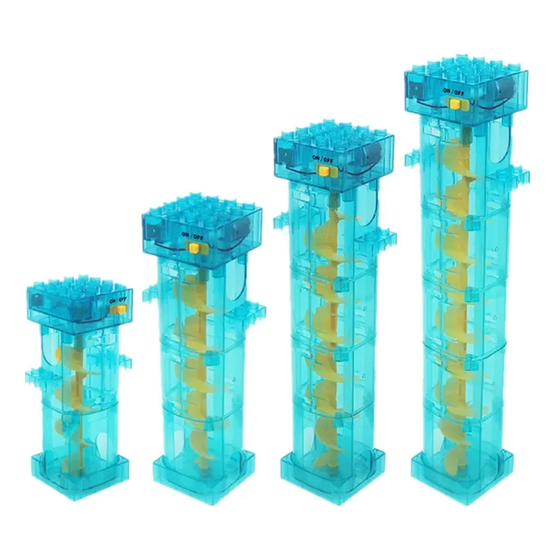 Moteur de course de marbre électrique ou manuel réglable en hauteur, ascenseur à boule roulante, jouets circulaires compatibles de grande taille