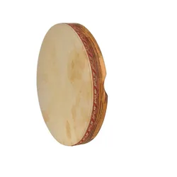 Bendir Deri Natural Def Pulley walnut wood Leather Goat 40 cm Diameter  fast shipping from Turkey