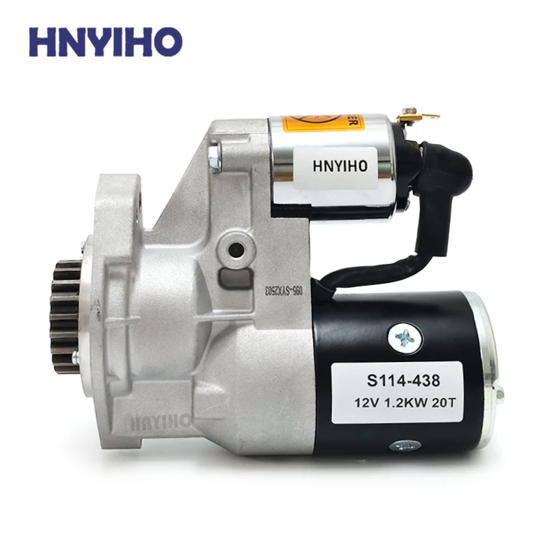 12 فولت كاتب موتور S114-438 S114438 S114438B S114438C S114438D 10510077010 10510077011 لمحرك Yanmar جزازة العشب FN12 #2