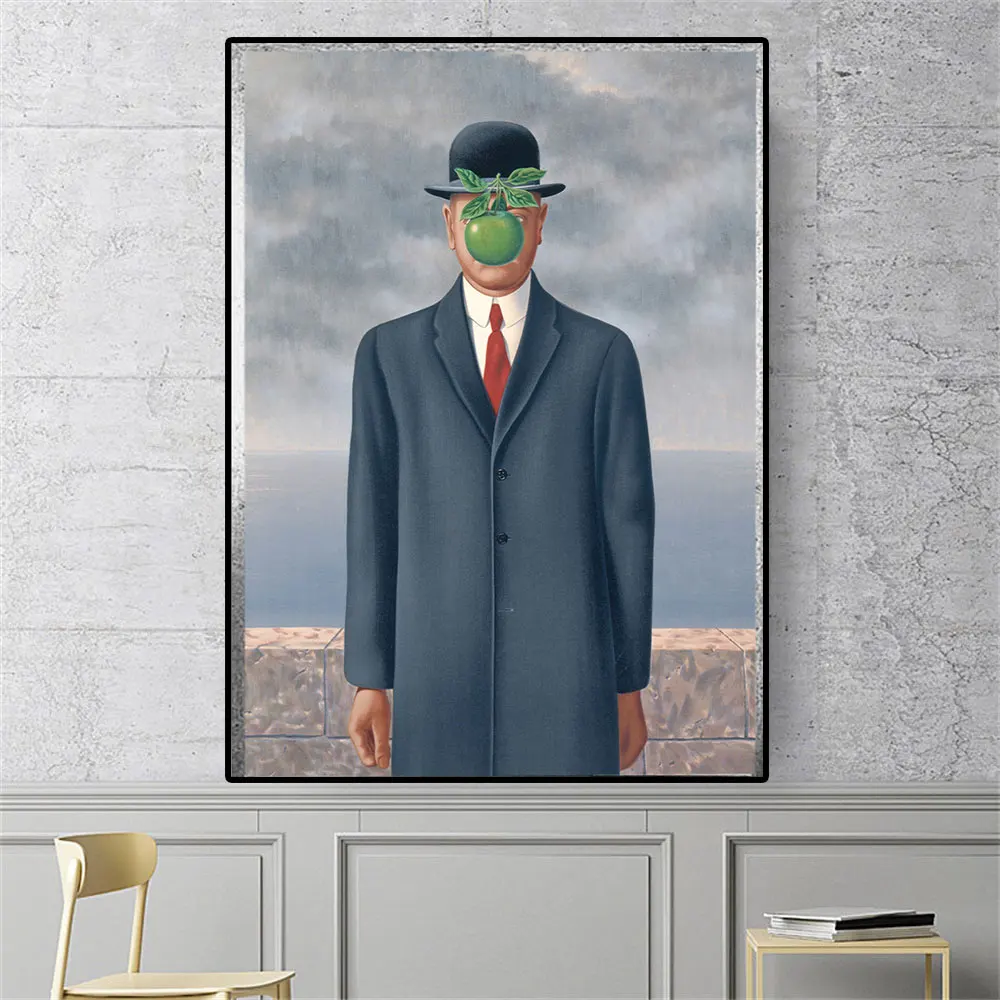 

Classic Retro Canvas Wall Decor, Men Wearing Suit, Leather Prints, Painting Poster, Picture, Living Home Decoration, Classic