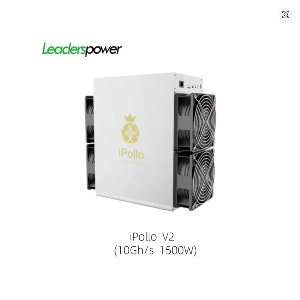 Ethereum Classic Blockchain Mining iPollo V2 (10GH/s) 1500W ETC ETH Crypto ASIC Miner 1500W Machine Asic