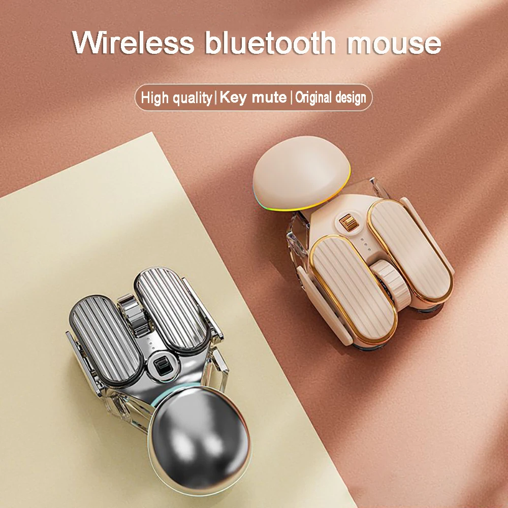 

Gaming Mouse Rechargeable 2.4G Wireless Bluetooth Mouse Mute Ergonomic Mouse for Computer Laptop LED Backlit Mice for IOS Androi