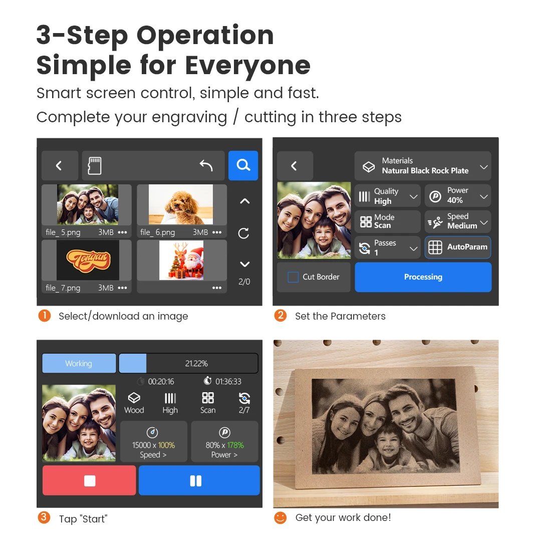 AlgoLaser Alpha MK2 22W lasergraveerder snijmachine snijder met lasergraveerder accessoire honingraatpaneel en roterende rol