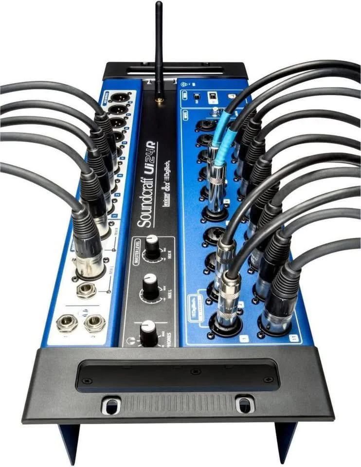 جهاز مزج الصوت الرقمي Soundcraft Ui24 الذي يتم التحكم فيه عن بعد بـ 24 مدخلًا The Soundcraft Ui24R عبارة عن خلط رقمي كامل وقابل للتركيب على الرف #2