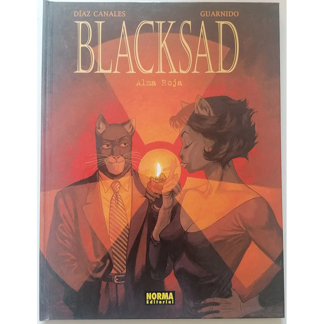 European, BLACKSAD No. 3 Red soul, 2005 year, ED. Norm, 1st edition, author JUANJO garnido, ALBUM in Spanish, COMIC, COMIC BOOK