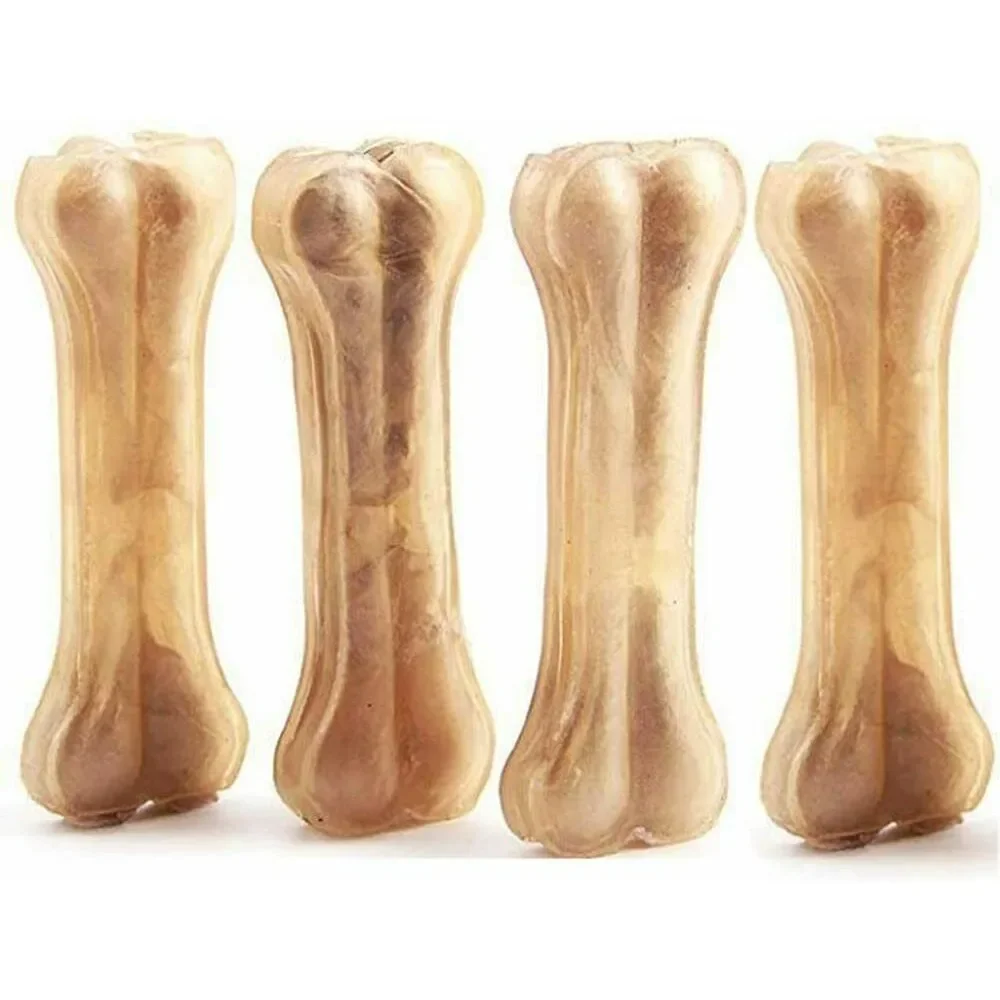 Hueso parágrafo Perros Prensado Piel Vacuno Fortalecedor de Dientes Vara Cão Dental