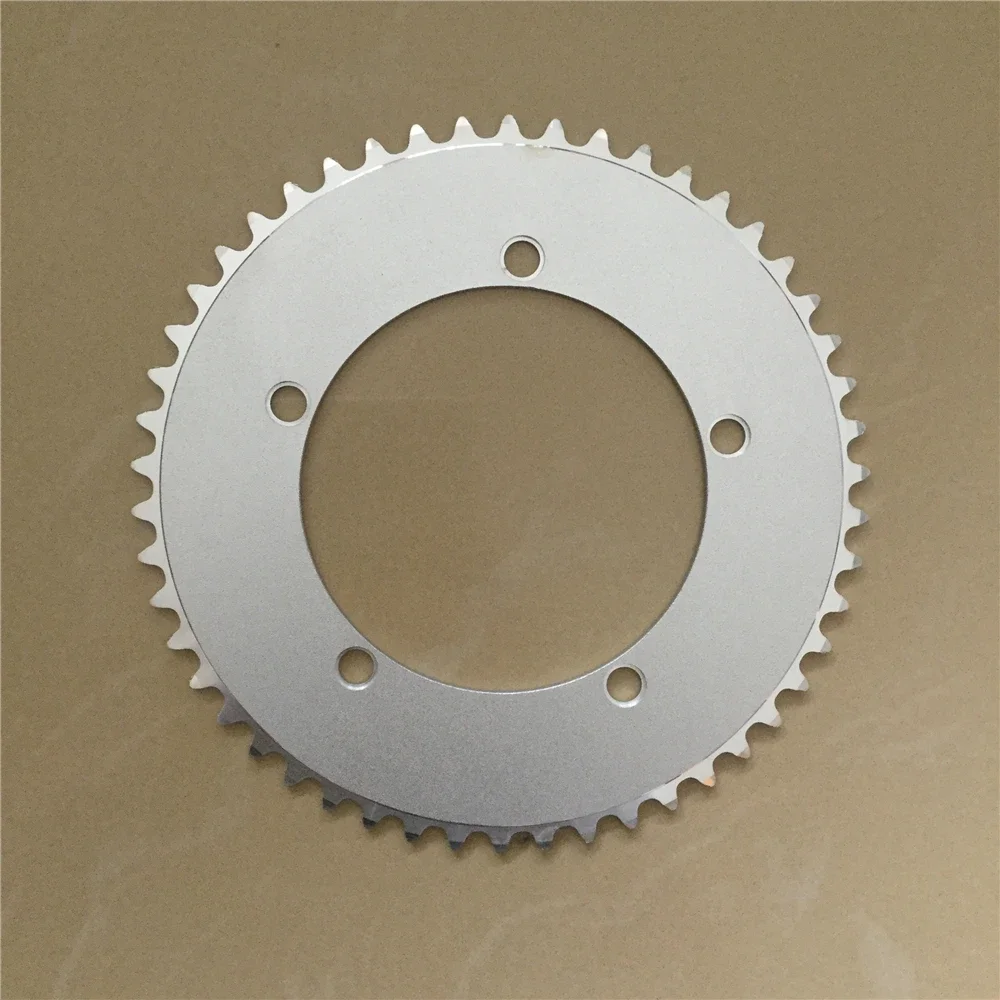 AliExpress TRUYOU Track Bike Chainwheel Fixed Gear Bicycle Chain Ring 130 MM BCD  44T 46T 48T 50T 52T 53T Fixie Single Speed Chainring Silvery