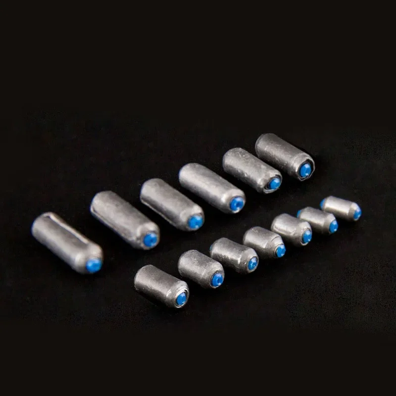 1-10g Edge Cut Quick Lead Down Sinker Konkurencyjne akcesoria wędkarskie Sheat Tube Line Protective 5-15 sztuk/worek — zdjęcie 2