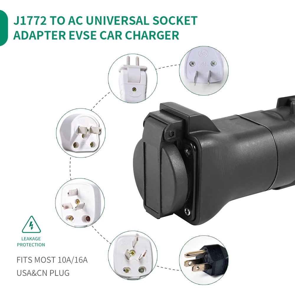 ตัวแปลงรถยนต์ไฟฟ้า, อะแดปเตอร์ชาร์จไฟ EVA แบบที่1ถึง AC 220V สำหรับแท่นชาร์จ evse ซ็อกเก็ต v2l รถจักรยานยนต์