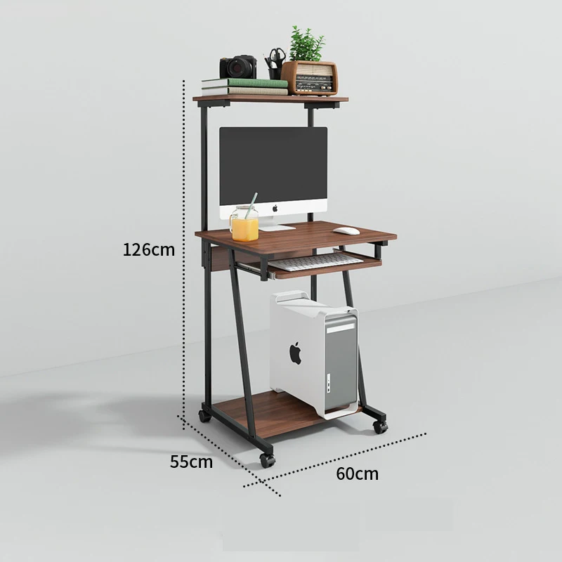 모바일 책상 2단 책상 가정용 책상