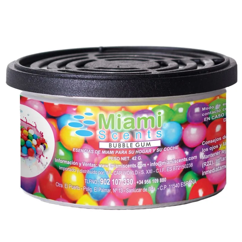 Miami 2 PCs Bubble Gum and Cherry Boom Organic air freshener