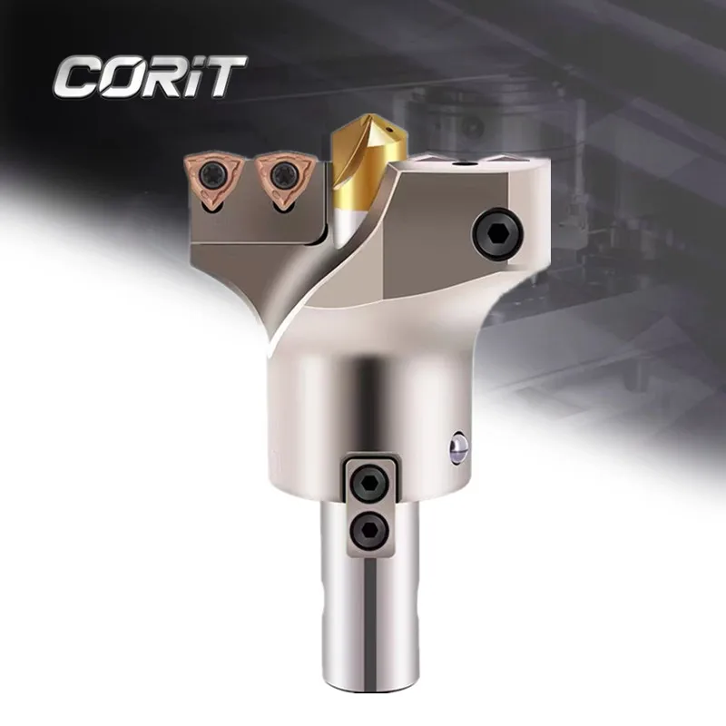 

CORIT VMD Drill Head 45mm to 200mm for Large and deep Hole Drilling CNC Lathe Drilling Tool for WC and Positioner Insert