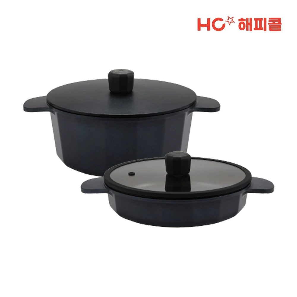 HC Happy Colplan IH Induction Pot 2 kinds set (hot pot 24cm + positive water 24cm)