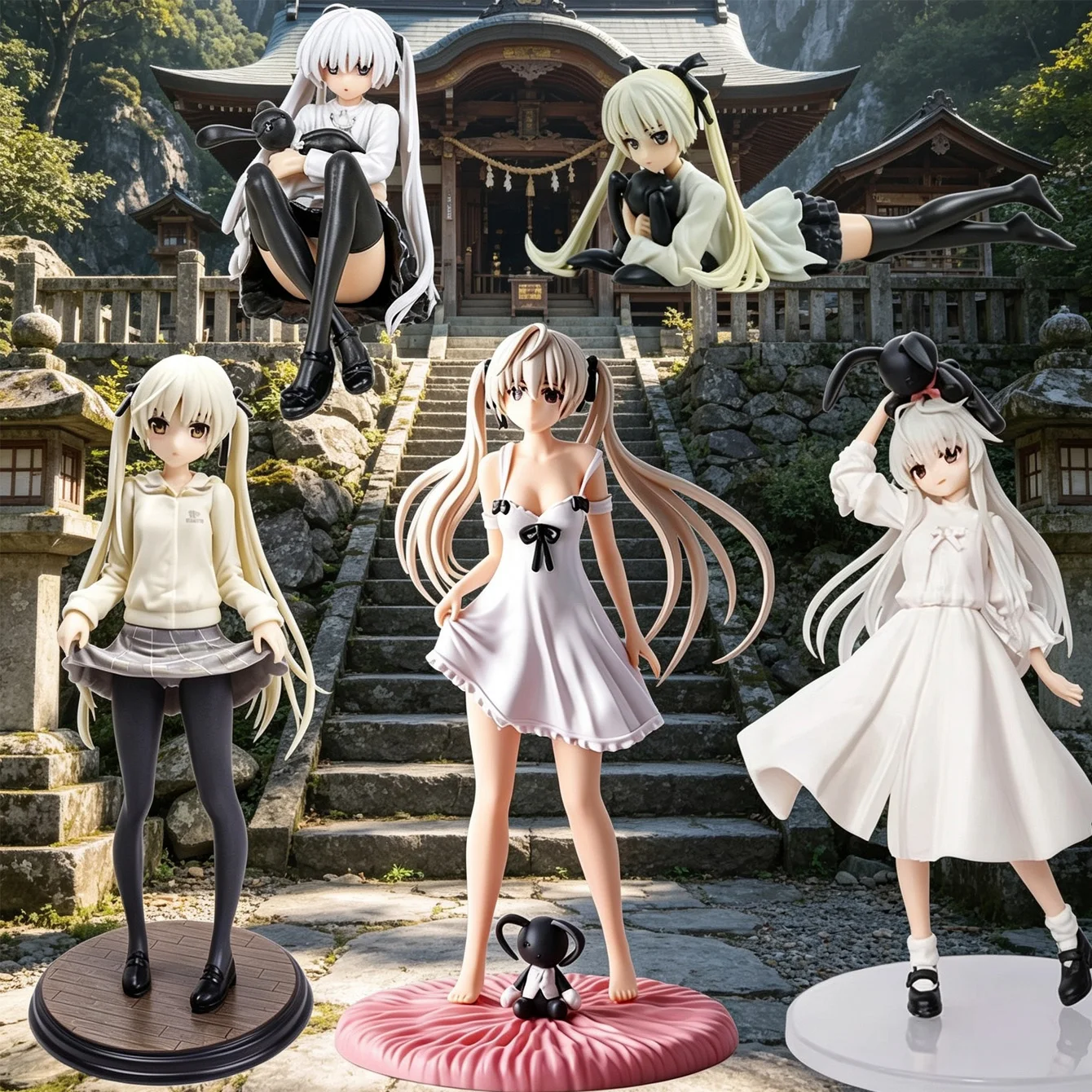 Kasugano Sora Anime-Figur Yosuga No Sora Vertikale PVC-Modellstatue für Auto-Armaturenbrett, Schreibtisch und Raumdekoration