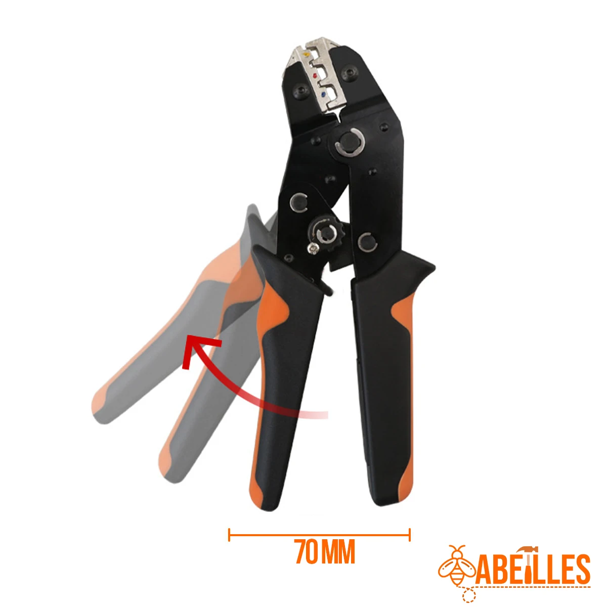 SN-02C CRIMPING TOOL TERMINAL CRIMPER PLIERS (0.5-2.5 mm^2)